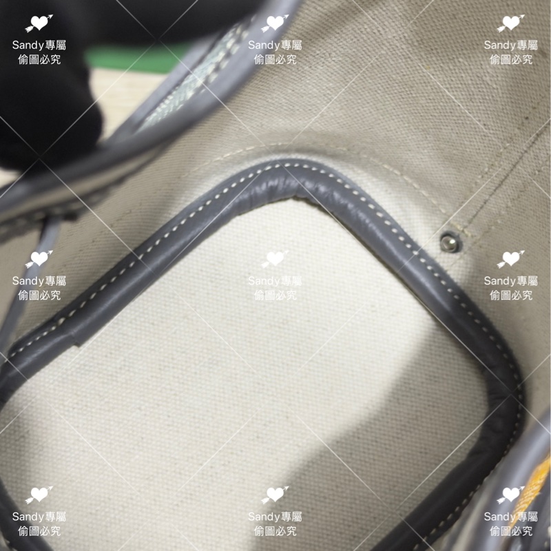 🩶Goyard mini 小水桶 灰色🩶全新全配-45