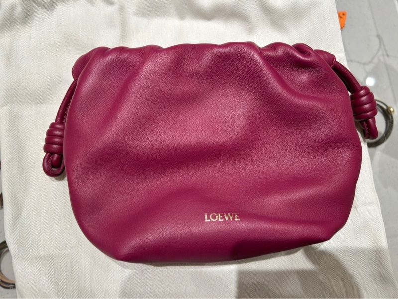 LOEWE Flamenco purse mini(酒紅)-1