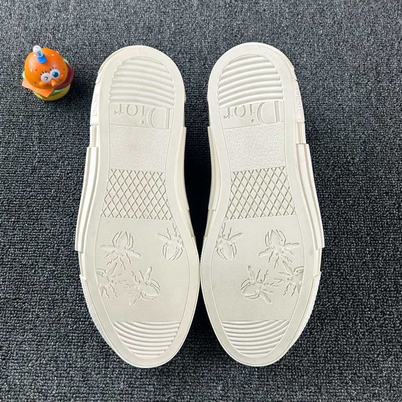 99新 Dior迪奧男鞋黑色高幫帆布鞋 尺碼40-5