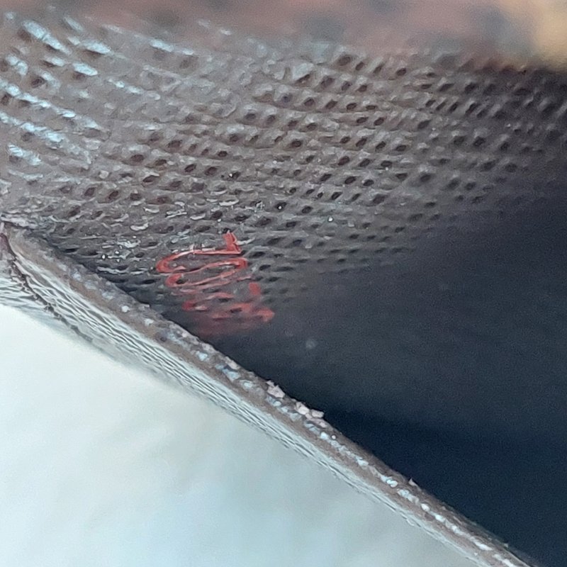 LV🌈現品實拍🌈 N62920咖棋盤格名片／信用卡夾包~二手品-36