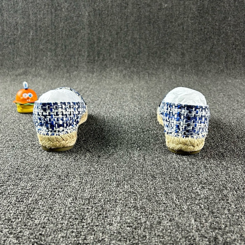 Chanel香奈兒藍色編織漁夫鞋 尺碼36-8