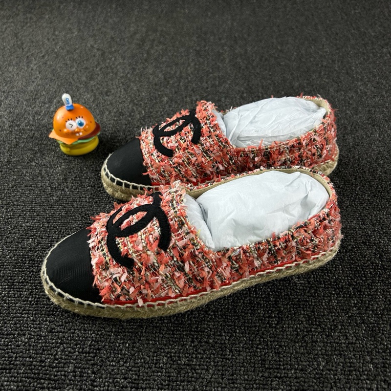 Chanel香奈兒編織漁夫鞋 尺碼36-0