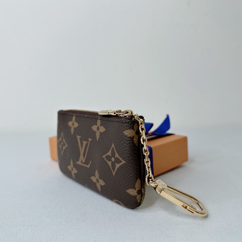 LV 老花鑰匙零錢包-4