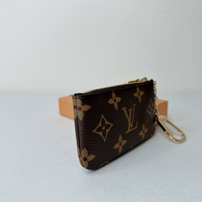 LV 老花鑰匙零錢包-5