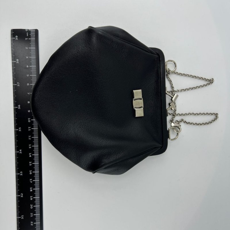 Salvatore Ferragamo Vara 蝴蝶結口金鍊條包-0