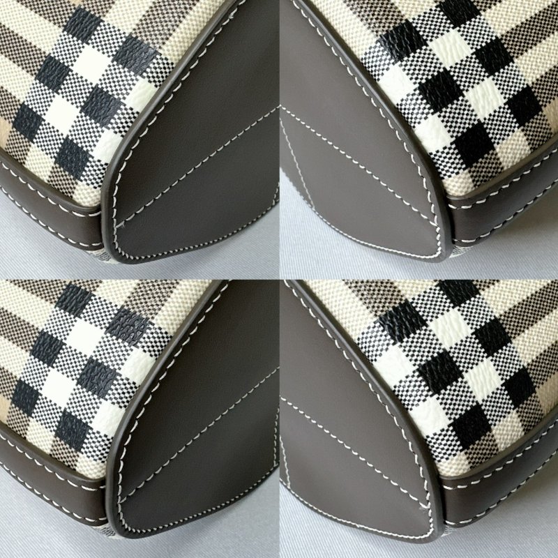 BURBERRY 英倫格紋迷你水桶包-11