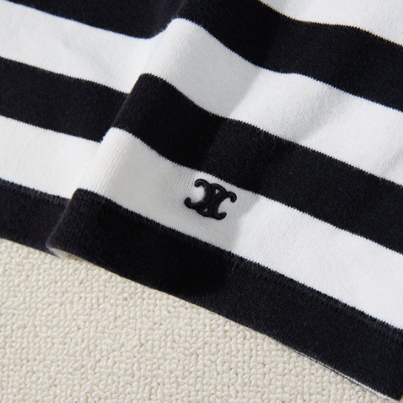 ❤️CELINE 時尚條紋上衣 百搭款式 閒置新-2