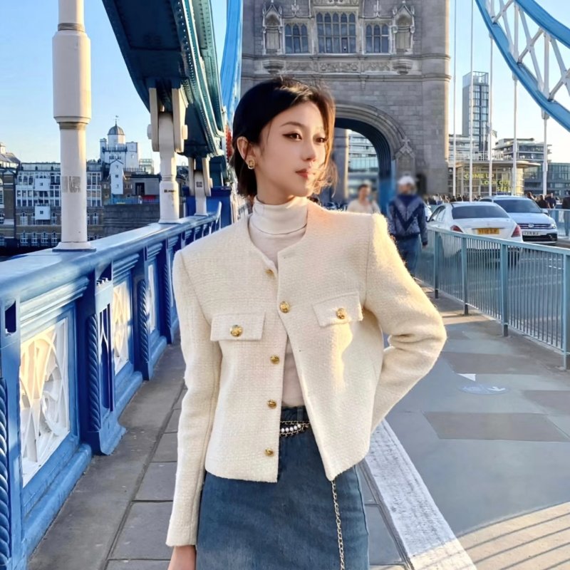 ❤️CELINE 淺米色經典外套 氣質之選 成色新淨 超值-1