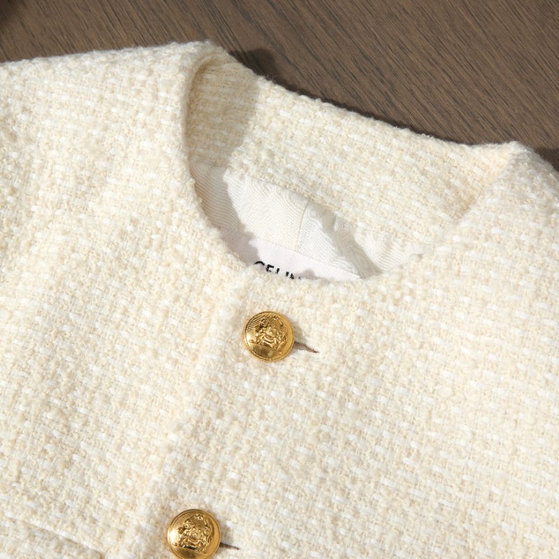 ❤️CELINE 淺米色經典外套 氣質之選 成色新淨 超值-4