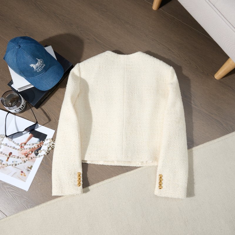 ❤️CELINE 淺米色經典外套 氣質之選 成色新淨 超值-8