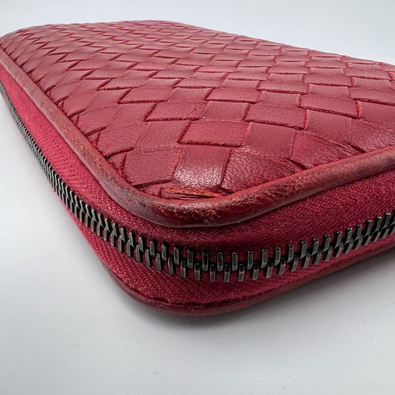Bottega Veneta 編織拉鍊長款皮夾-9