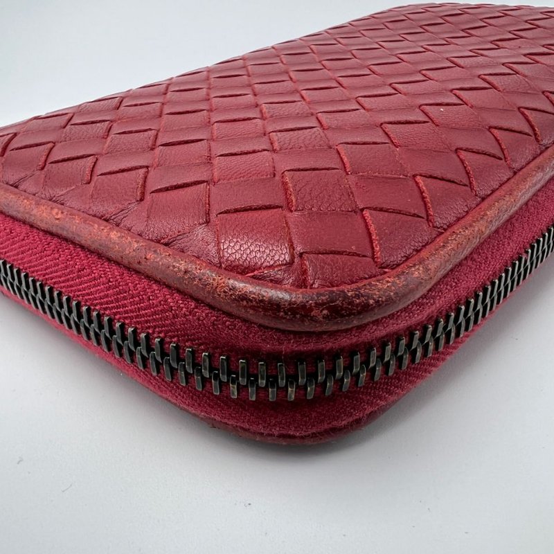 Bottega Veneta 編織拉鍊長款皮夾-10