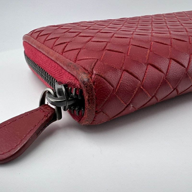Bottega Veneta 編織拉鍊長款皮夾-14
