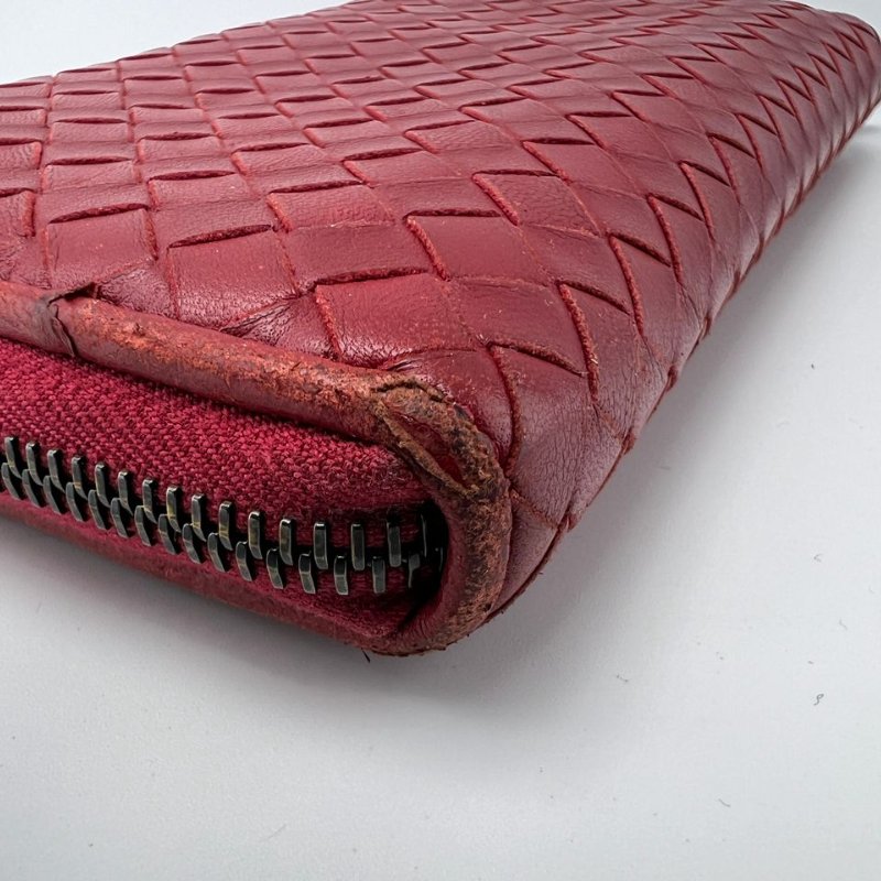 Bottega Veneta 編織拉鍊長款皮夾-15