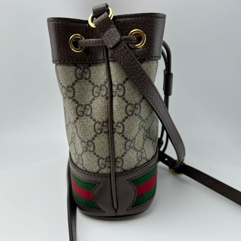 Gucci Ophidia 迷你水桶包-6