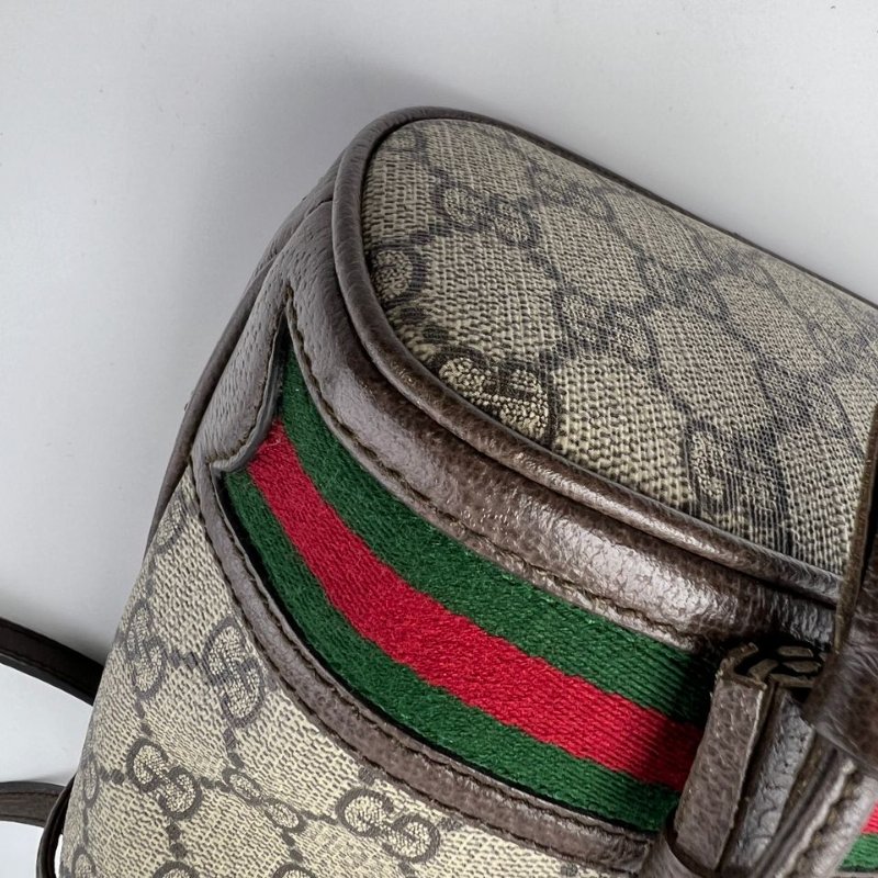 Gucci Ophidia 迷你水桶包-11