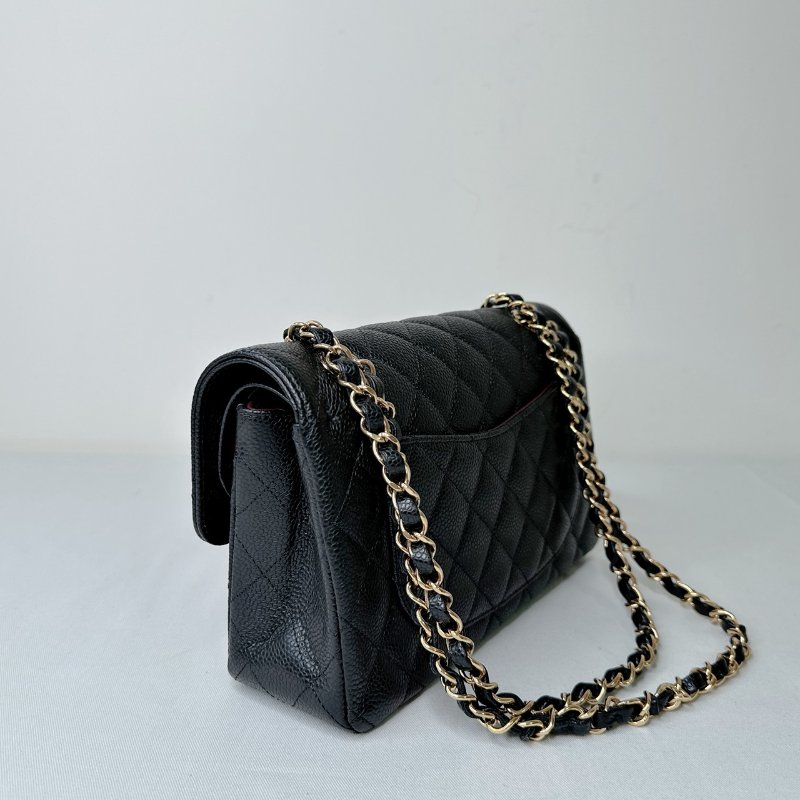 CHANEL 黑金荔枝牛Coco 23-5