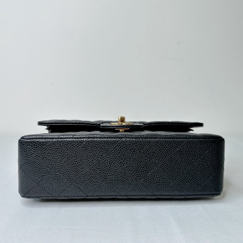 CHANEL 黑金荔枝牛Coco 23-8