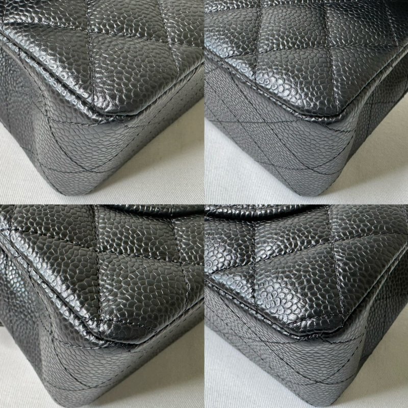 CHANEL 黑金荔枝牛Coco 23-10