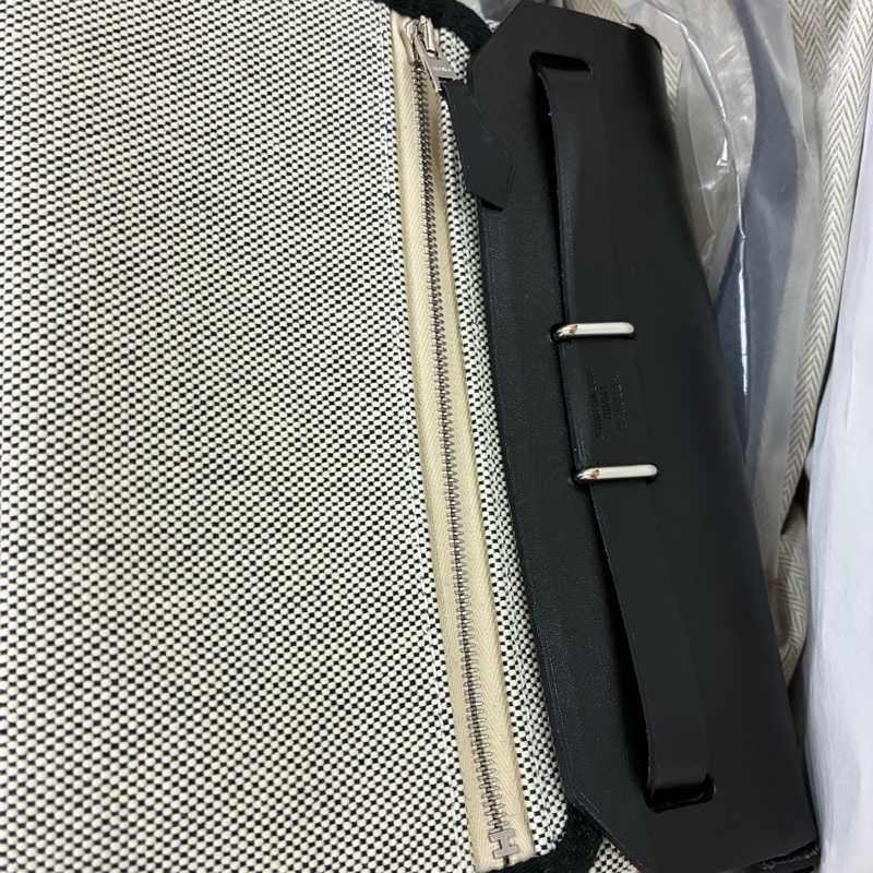 Hermès mini herbag 黑銀 熊貓 全新-2