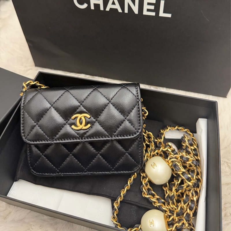 Chanel 珍珠湯圓小包-1