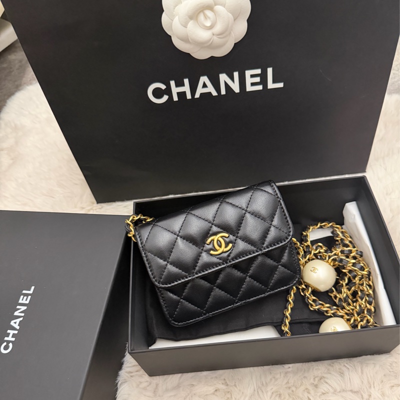Chanel 珍珠湯圓小包-13