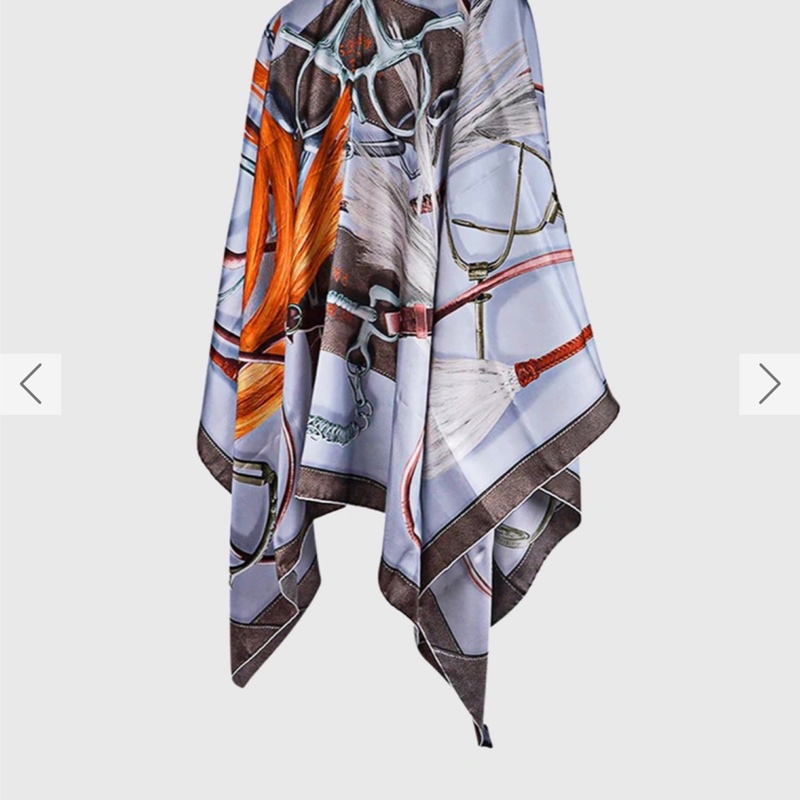 愛馬仕Hermes 大斗篷絲巾140公分-2