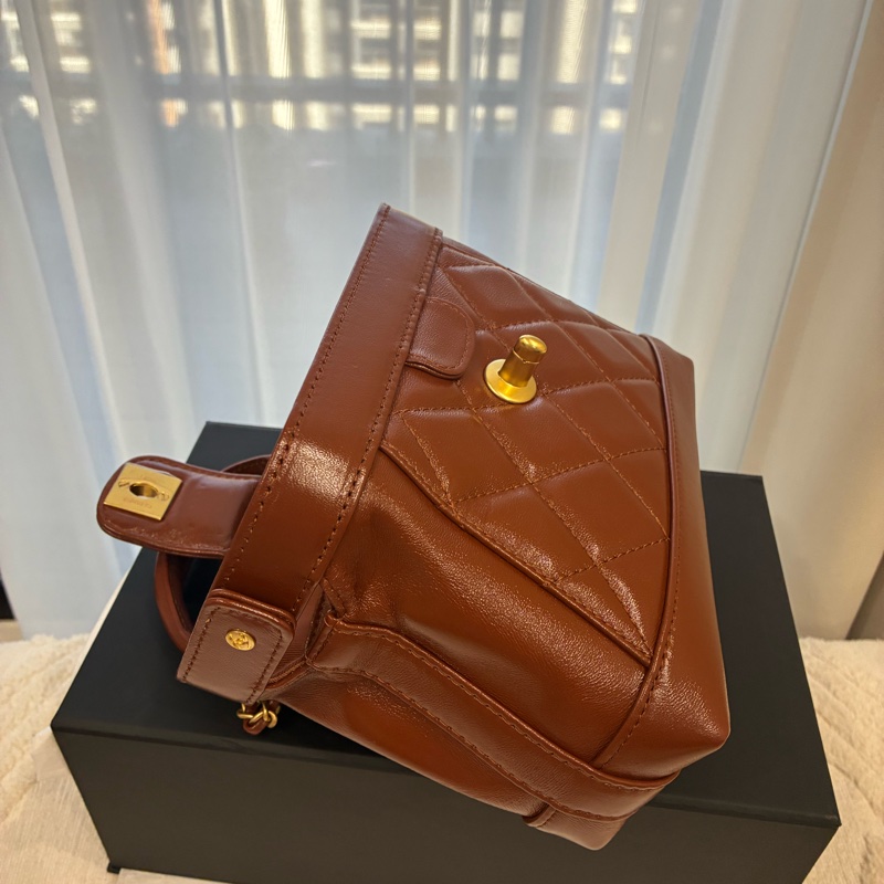 Chanel 醫生包 焦糖色 全新品-5