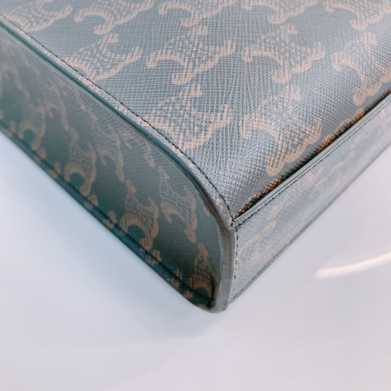 MS0609 Celine 思琳經典花紋兩用包包Vertical Cabas Tote Mini Canvas Triomphe-18