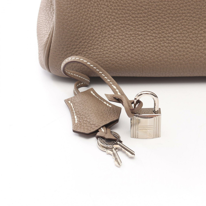 愛馬仕 Birkin 30 手提包,Togo 皮革,灰褐色,二手,女士,帶五金配件-5