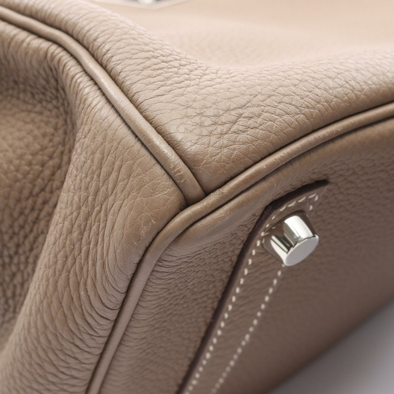 愛馬仕 Birkin 30 手提包,Togo 皮革,灰褐色,二手,女士,帶五金配件-7