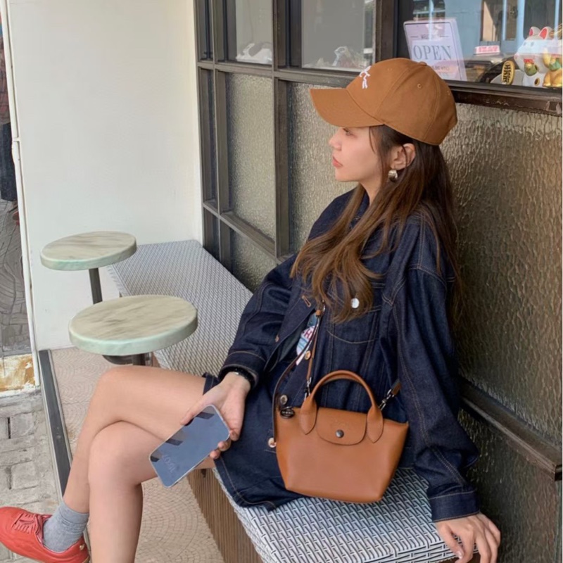 Longchamp Le Pliage Xtra #XS 小牛皮 迷你 斜挎/手提包-1