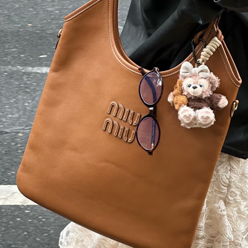 #MIUMIU 缪缪 🍪🍪98新 焦糖色ivy托特包 尺寸35*33-5