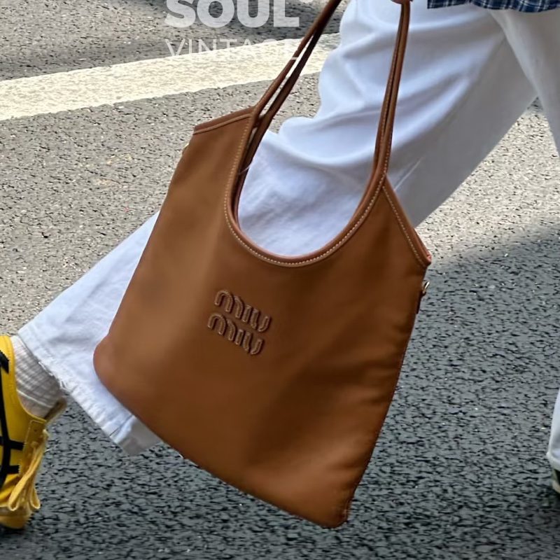 #MIUMIU 缪缪 🍪🍪98新 焦糖色ivy托特包 尺寸35*33-6