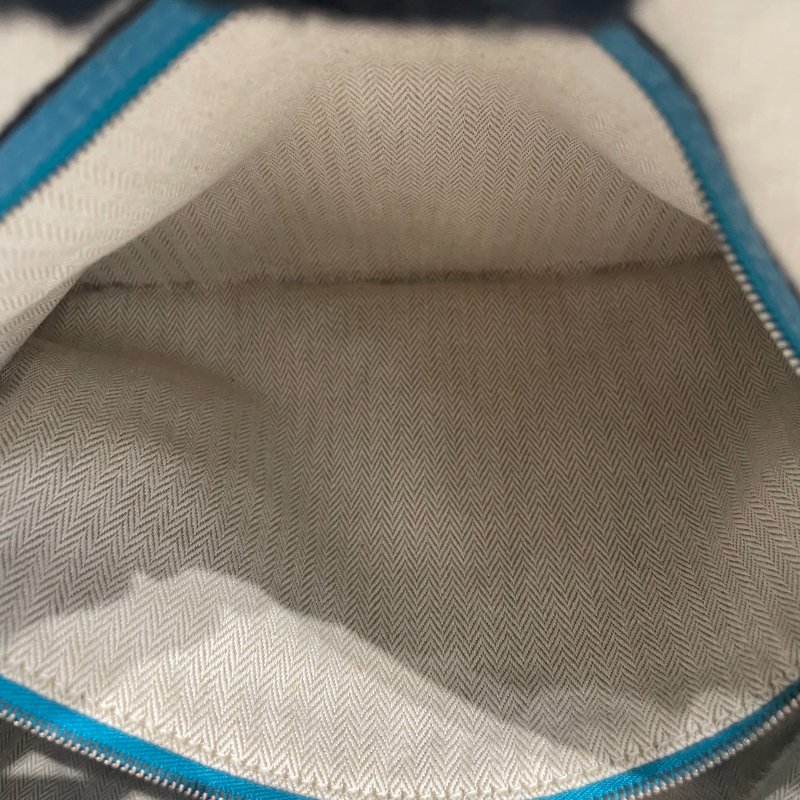 HERMES 愛馬仕 GERDEN PARTY 36 花園包 TOGO 藍色系 銀釦-12