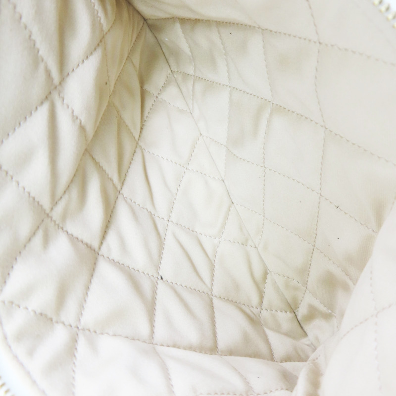 白色 牛皮 22 鍊帶 肩背包 金扣【CHANEL 香奈兒】 AS3261-6