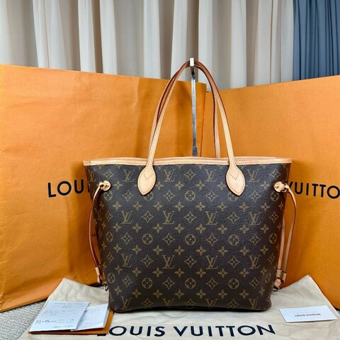 LV路易威登neverfull老花購物袋 缺子包 手拎單肩腋下包 萬年經典款 實用大容量 日常出街旅遊度假都Ok