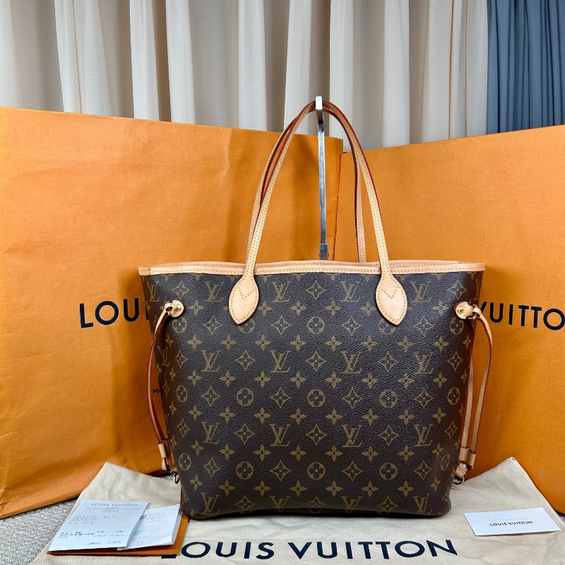 LV路易威登neverfull老花購物袋 缺子包 手拎單肩腋下包 萬年經典款 實用大容量 日常出街旅遊度假都Ok-5