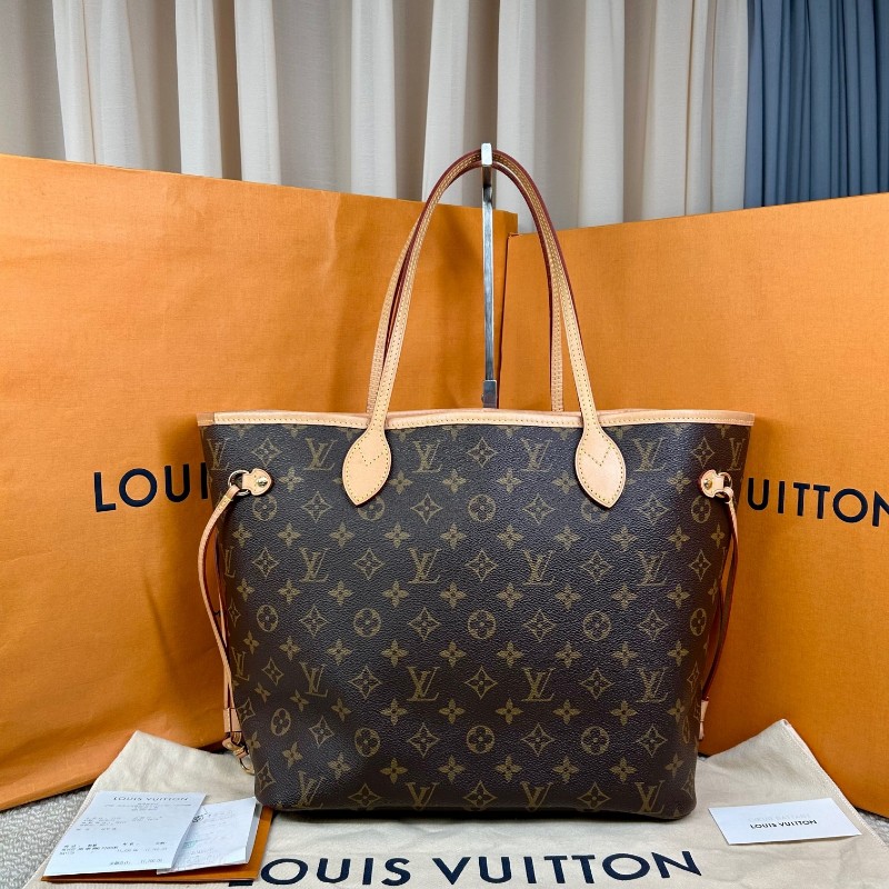 LV路易威登neverfull老花購物袋 缺子包 手拎單肩腋下包 萬年經典款 實用大容量 日常出街旅遊度假都Ok-6