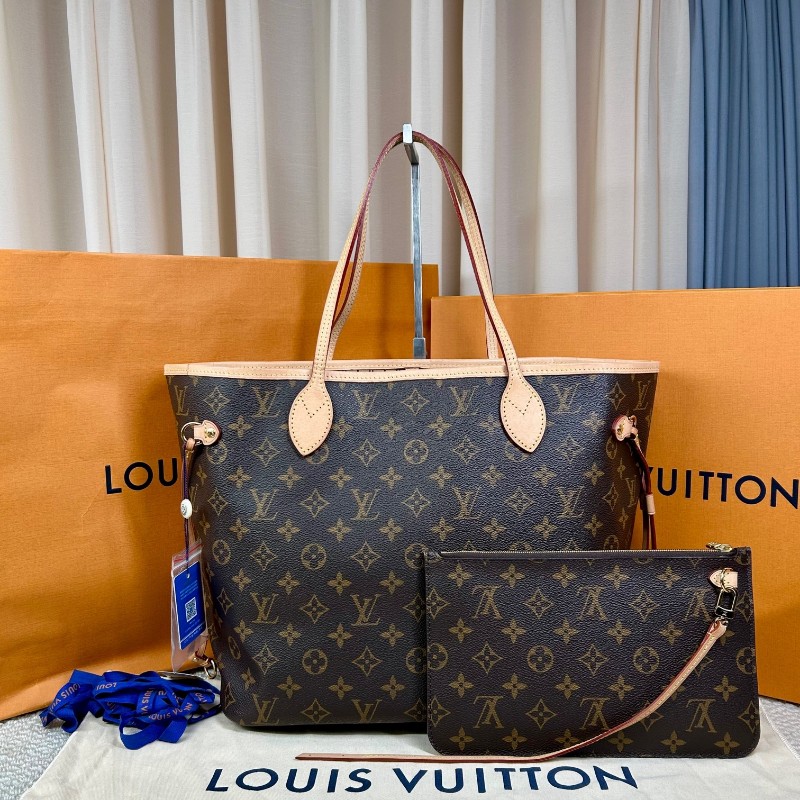 LV路易威登neverfull老花購物袋 有子包 手拎單肩腋下包 萬年經典款 實用大容量 日常出街旅遊度假都Ok-6