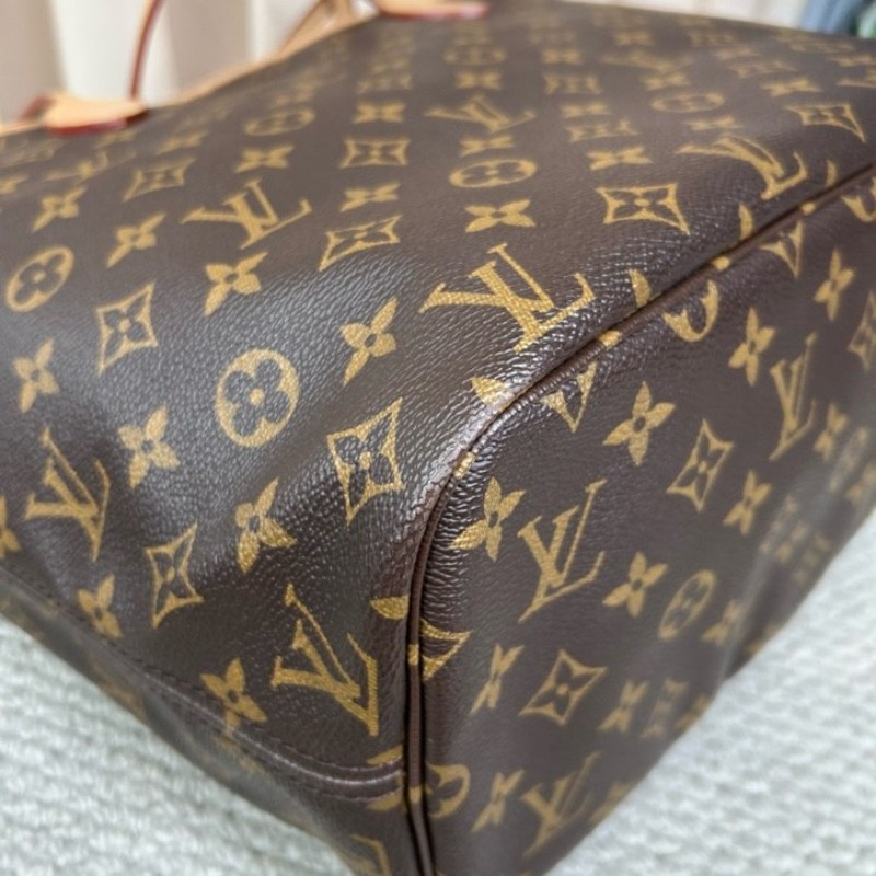 LV路易威登neverfull老花購物袋 有子包 手拎單肩腋下包 萬年經典款 實用大容量 日常出街旅遊度假都Ok-7