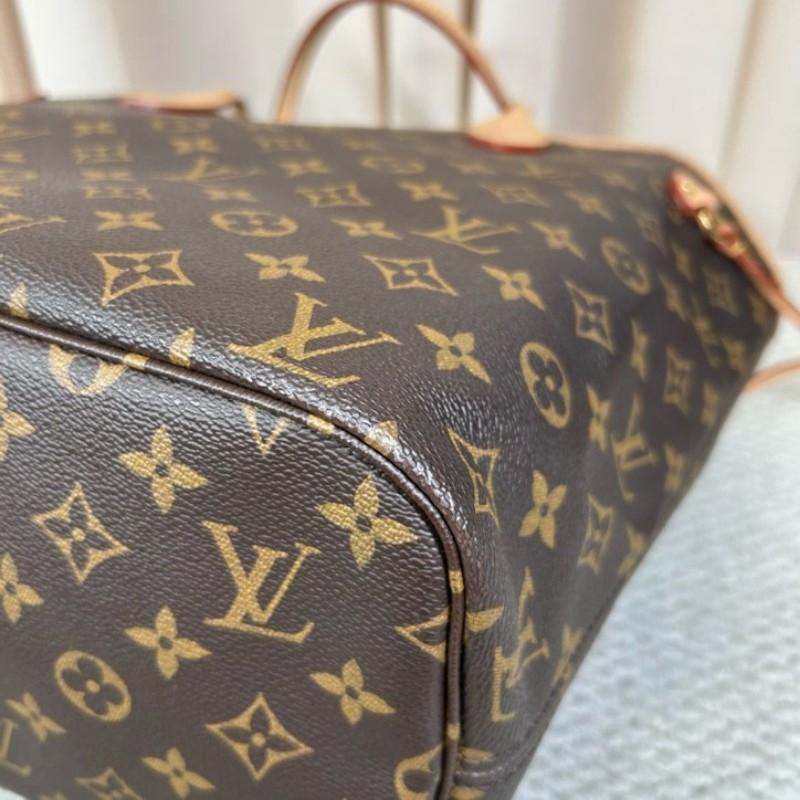 LV路易威登neverfull老花購物袋 有子包 手拎單肩腋下包 萬年經典款 實用大容量 日常出街旅遊度假都Ok-8