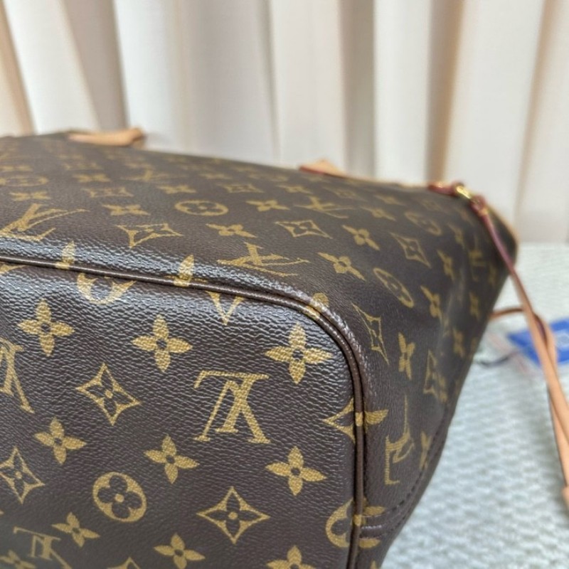 LV路易威登neverfull老花購物袋 有子包 手拎單肩腋下包 萬年經典款 實用大容量 日常出街旅遊度假都Ok-9