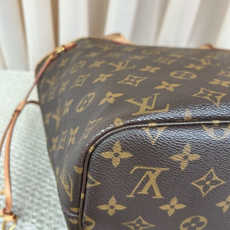 LV路易威登neverfull老花購物袋 有子包 手拎單肩腋下包 萬年經典款 實用大容量 日常出街旅遊度假都Ok-11