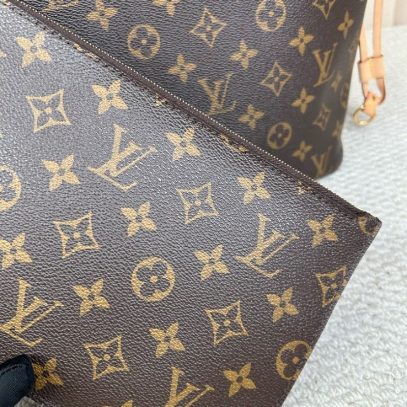 LV路易威登neverfull老花購物袋 有子包 手拎單肩腋下包 萬年經典款 實用大容量 日常出街旅遊度假都Ok-12