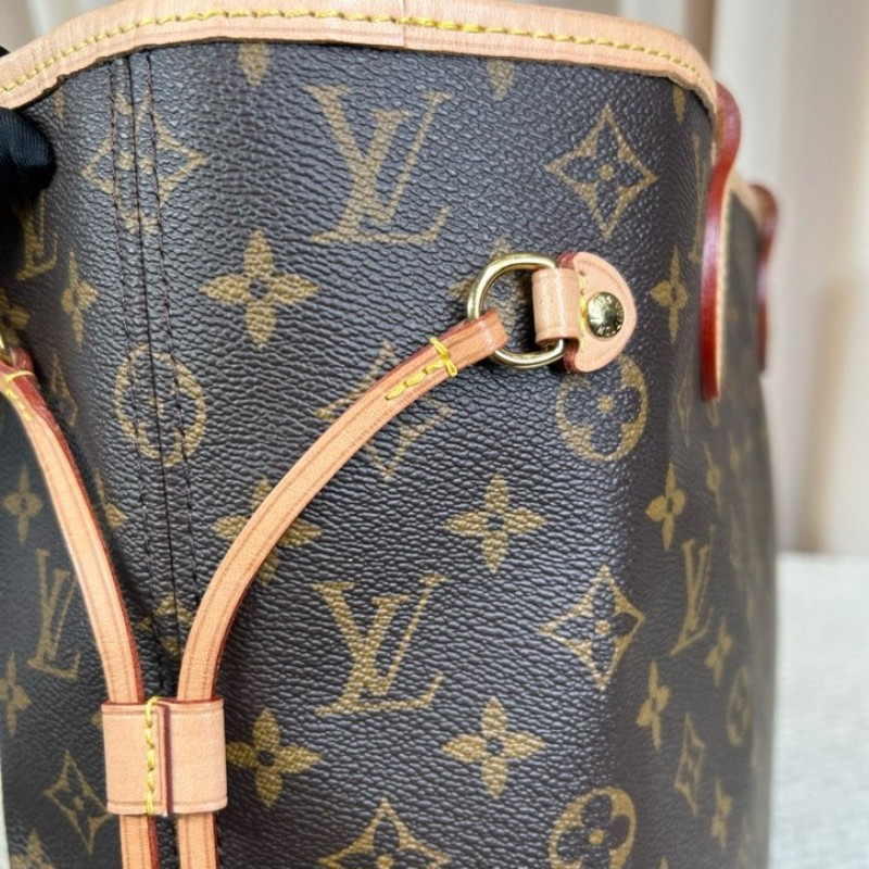 LV路易威登neverfull老花購物袋 有子包 手拎單肩腋下包 萬年經典款 實用大容量 日常出街旅遊度假都Ok-14