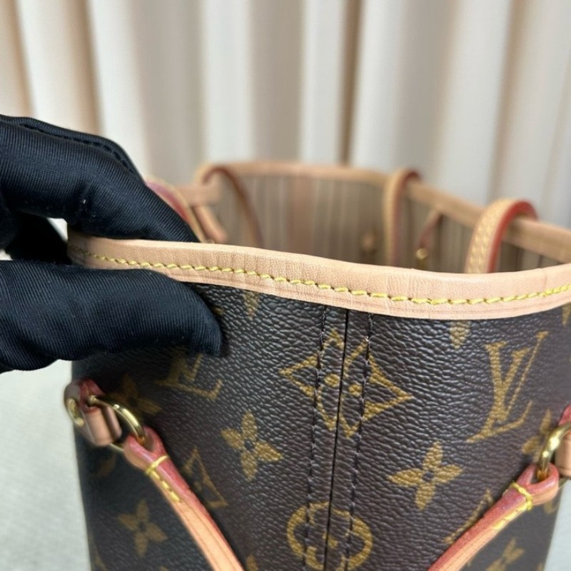 LV路易威登neverfull老花購物袋 有子包 手拎單肩腋下包 萬年經典款 實用大容量 日常出街旅遊度假都Ok-15