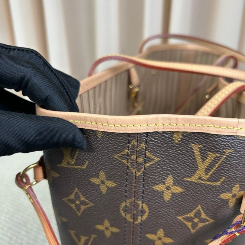 LV路易威登neverfull老花購物袋 有子包 手拎單肩腋下包 萬年經典款 實用大容量 日常出街旅遊度假都Ok-16