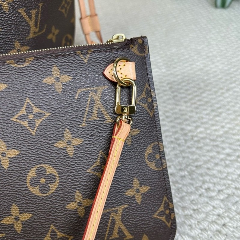 LV路易威登neverfull老花購物袋 有子包 手拎單肩腋下包 萬年經典款 實用大容量 日常出街旅遊度假都Ok-21