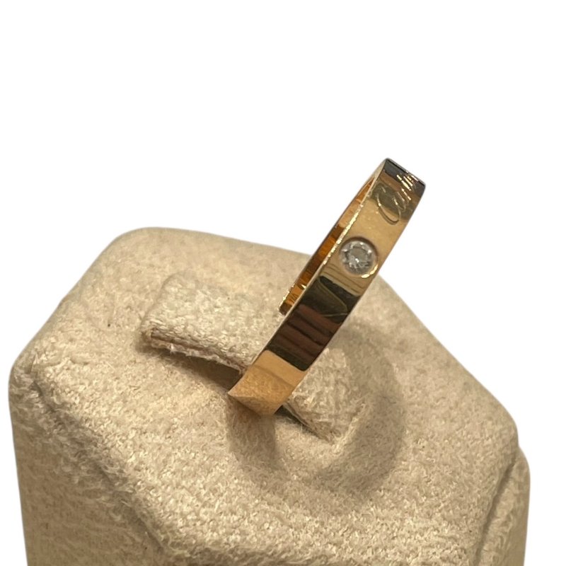 CARTIER 卡地亞 單鑽戒指 K18YG #48-2